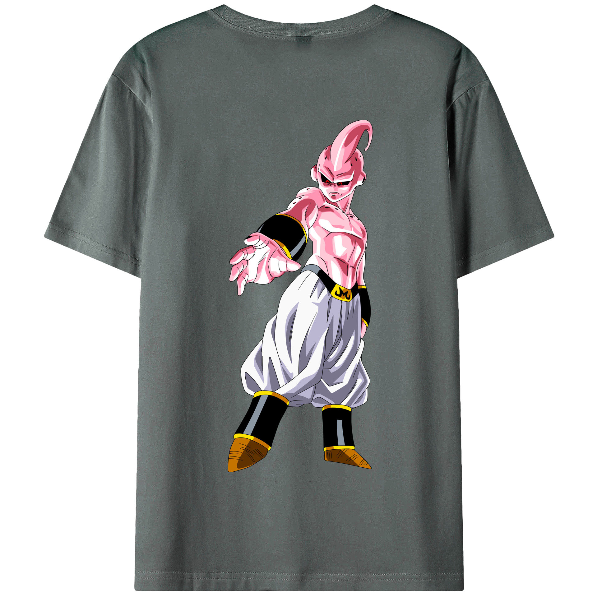 （画像用） ドラゴンボール 魔人ブウ DRAGON BALL Majin Buu 綿100％半袖Tシャツ（背面プリント）